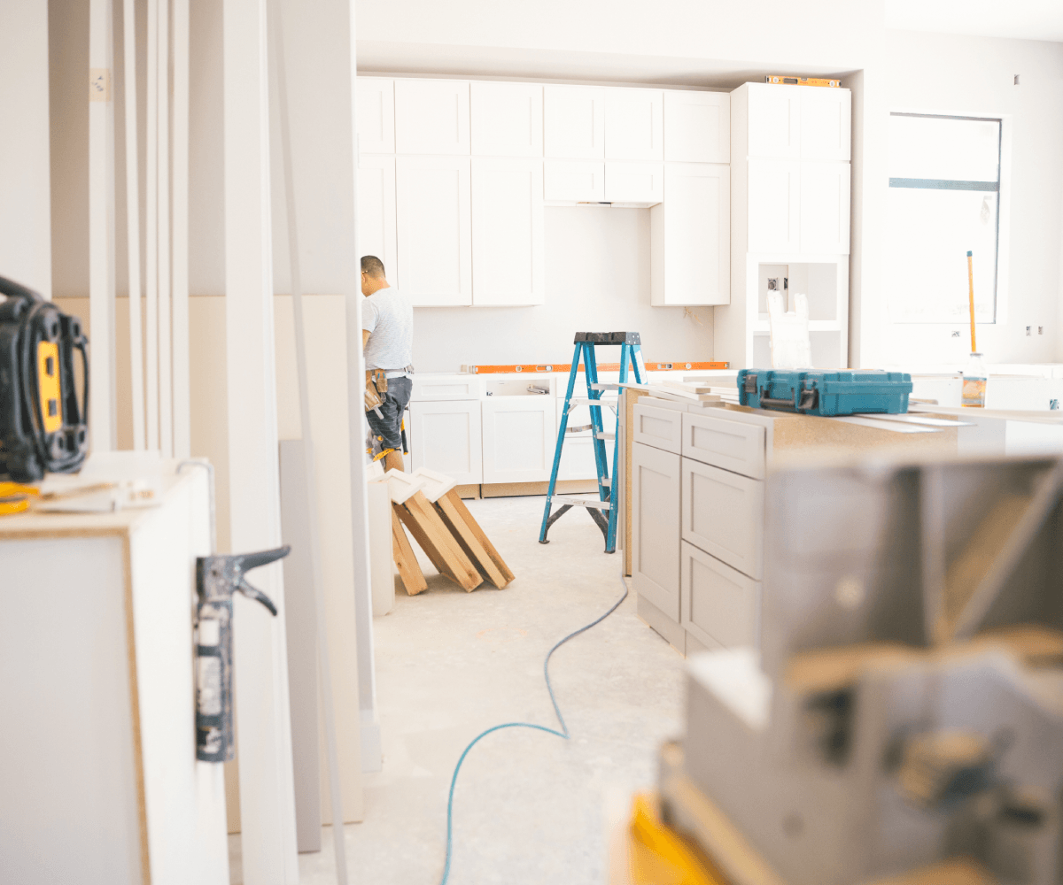 La dépose et préparation du chantier